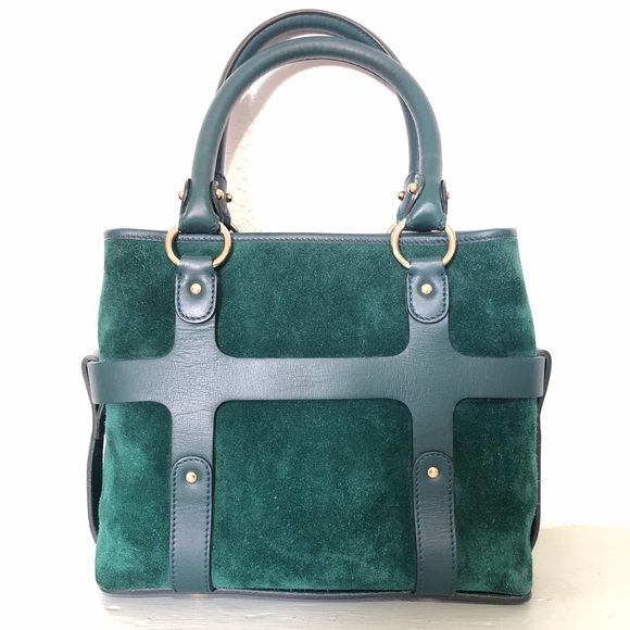 Salvatore Ferragamo Bags Salvatore Ferragamo Hunter Green Suede